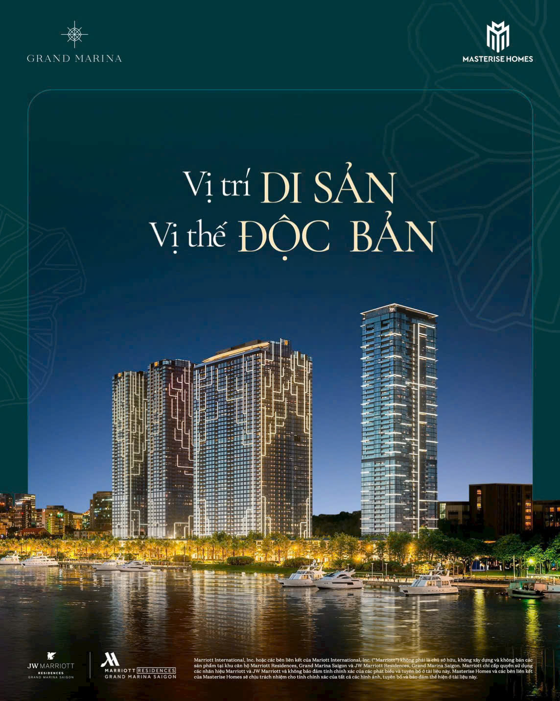 Grand Marina Saigon là căn hộ hàng hiệu dành riêng cho giới thượng lưu tại VIỆT NAM. Với những thiết kế độc bản , vị trí ưu việt , được ví như một di sản ...